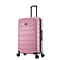 InUSA Trend Plastic 4-Wheel Spinner Luggage, Rose Gold (IUTRE00L-ROS)