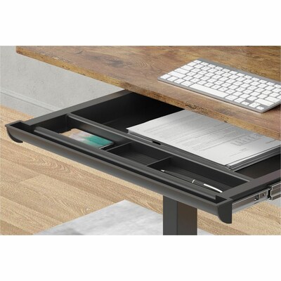 Lorell 4-Compartment Storage Drawer, Black (LLR82092)
