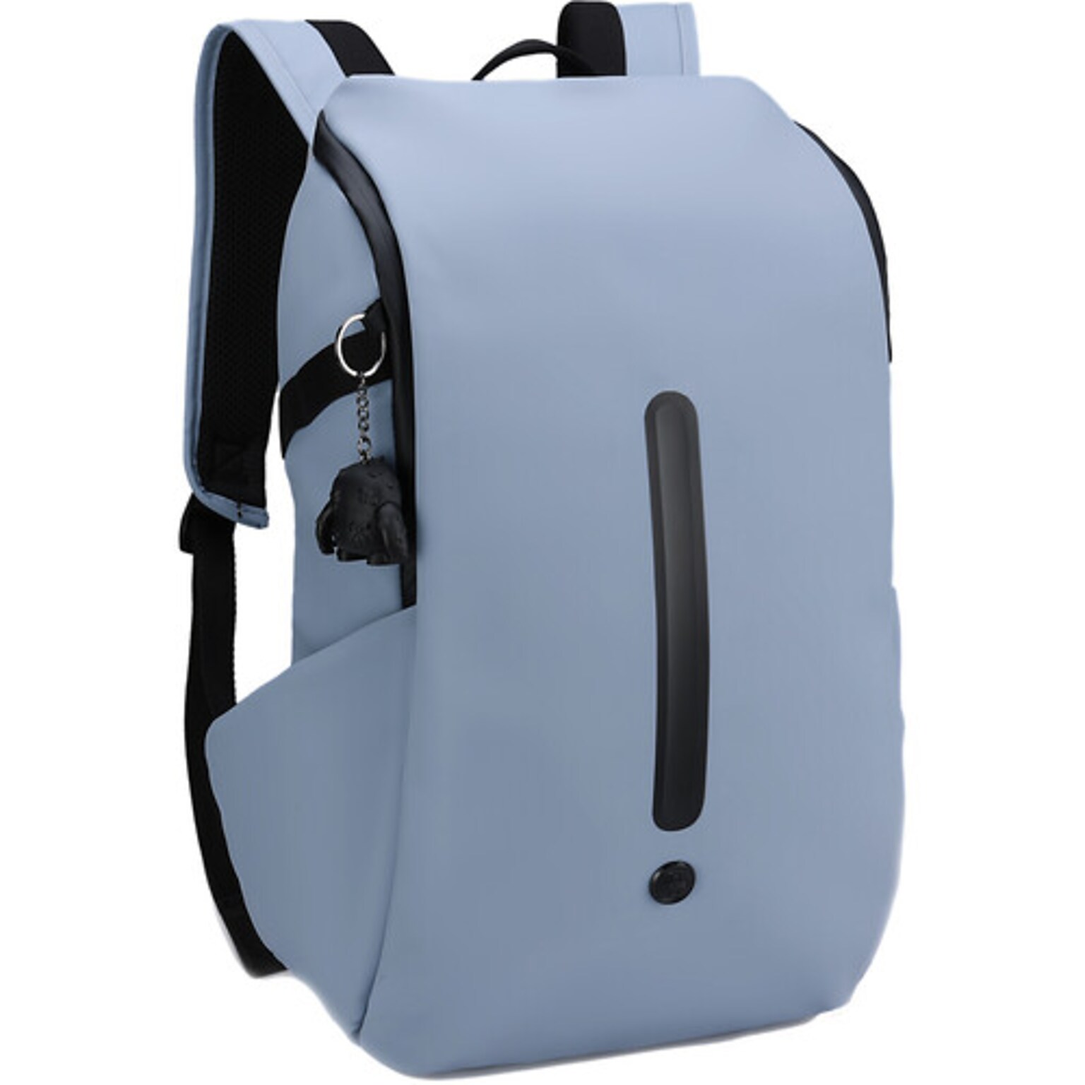 SwissDigital LAMONE Rolltop Laptop Compatible Backpack, Large, Light Blue (SD1685-13)