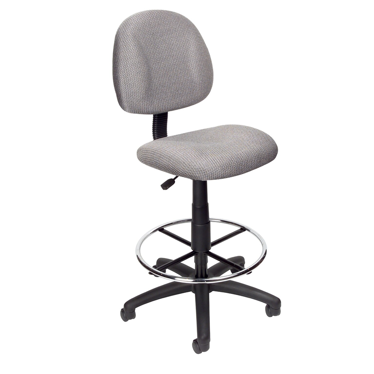 Boss Drafting Stool w/ Footring; Gray