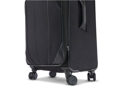 American Tourister 4 KIX 2.0 20" Carry-On Suitcase, 4-Wheeled Spinner, Black (142352-1041)