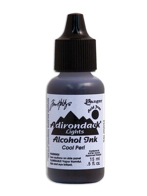 Ranger Tim Holtz Adirondack Alcohol Inks Cool Peri Lights 0.5 Oz. Bottle [Pack Of 6] (6PK-TAL25634)