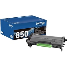 Brother TN850 Black High Yield Toner Cartridge, 3/Pack (TN850-3PKSTP)