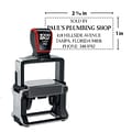 Custom 2000 Plus® Pro 2400 Heavy Duty Self-Inking Stamp, 1 x 2-3/16