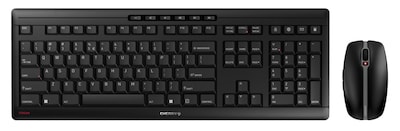 Cherry Stream Desktop Wireless Keyboard and Mouse Combo, Black (JD-8500EU-2)