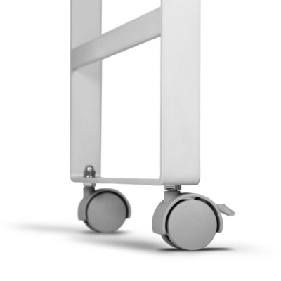Luxor 16-Unit USB-C Open Charging Cart, White Powder-Coated Steel (CHMC005)