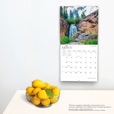 2023 BrownTrout Rocky Mountain Wilderness 12" x 24" Monthly Wall Calendar, (9781975452612)