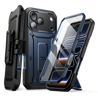 SUPCASE Unicorn Beetle Pro Case for iPhone 17 Pro, Shock Absorbing, Azure (SUP-iPhone2025Max-UBPro-SP-Azure)
