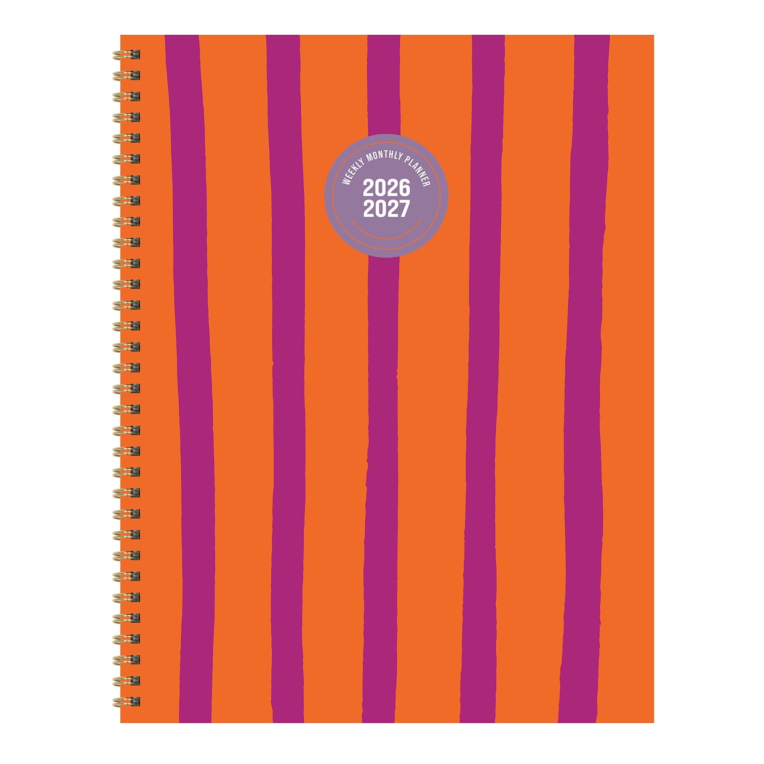 2026-2027 TF Publishing Statement Stripe 9 x 11 Academic Weekly & Monthly Planner, Paperboard Cover (AY27-9704)