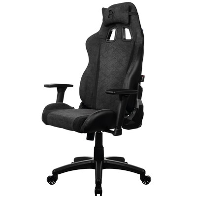 Arozzi Avanti Soft Fabric Ergonomic Racing Gaming Chair, Dark Grey (AVANTI-SFB-DG)