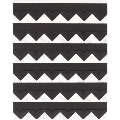 Canson Self Adhesive Photo Corners, Black, 252 Pieces/Pack, 3 Packs/Bundle (MCXC100510395-3)