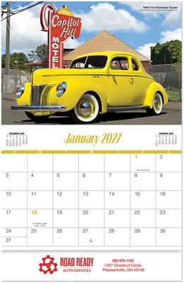 Days Gone By Wall Calendar-Spiral