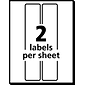 Avery Postage Meter Labels for Personal Post Office, 1 25/32" x 6", White, 2 Labels/Sheet, 30 Sheets/Pack, 60 Labels/Pack (5289)