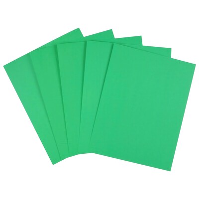 Staples Brights Multipurpose Paper, 24 lbs., 8.5 x 11, Dark Green, 500/Ream (20103)