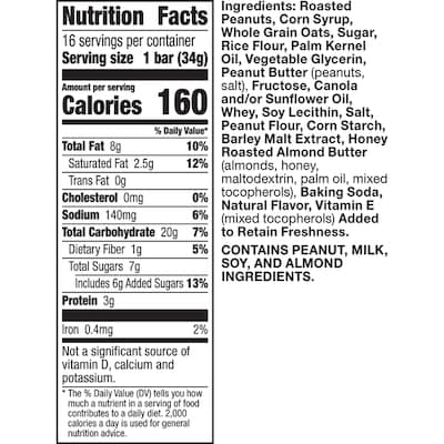 Nature Valley Sweet & Salty Peanut Nut Bar, 16 Bars/Box (GEM42067)