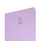 Smead Reinforced File Folder, Straight Cut, Legal Size, Lavender, 100/Box (17410)