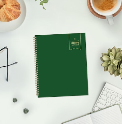 2027 Blue Sky Day Designer 8.5" x 11" Weekly & Monthly Planner, Green (163793)