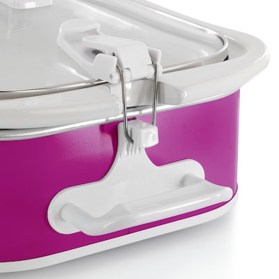 Elama 3.5 Quart Slow Cooker, Purple (935123732M)
