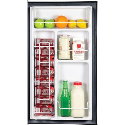 Igloo 3.2 Cu. Ft. Refrigerator with Freezer, Black (IRF32BK6A)