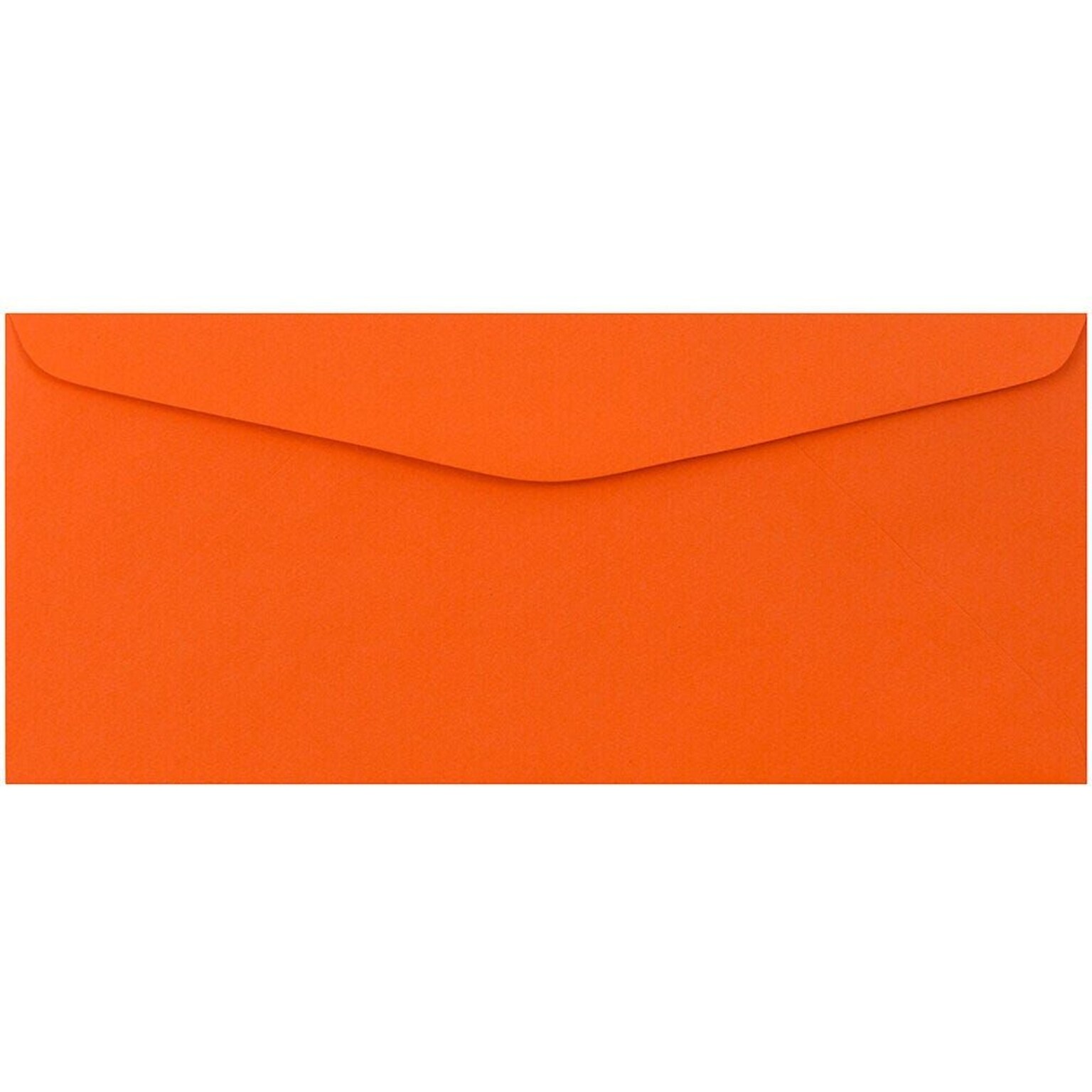 JAM Paper #9 Business Envelope, 3 7/8 x 8 7/8, Orange, 100/Pack (1532899D)