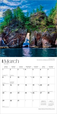 2026 BrownTrout Alaska National Parks & Monuments 12" x 12" Monthly Wall Calendar (9798330702039)
