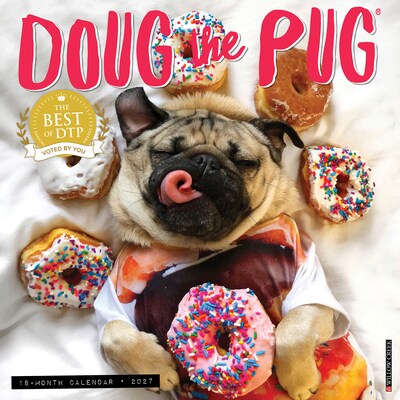 2027 Willow Creek Doug the Pug  12 x 12 Monthly Wall Calendar (60063)