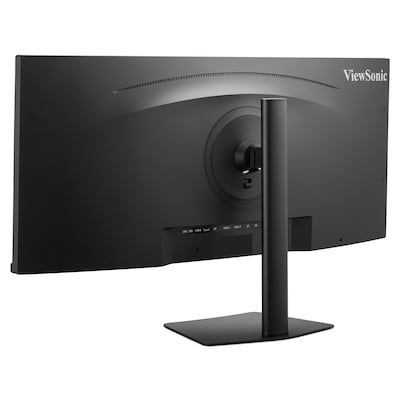 ViewSonic 34" Curved UWQHD 120Hz Monitor, Built-In Speaker, Universal Docking Station, Adjustable, HDR10, Black (VG3420C)