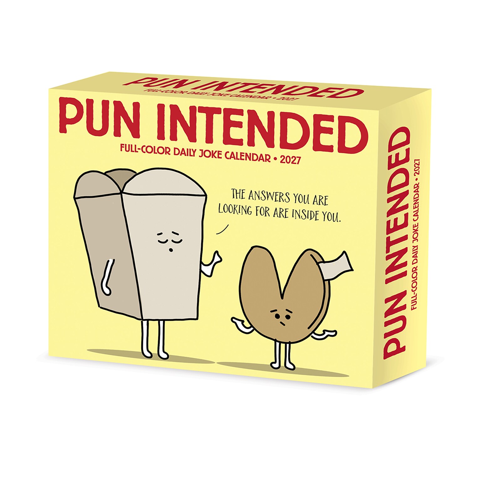 2027 Willow Creek Pun Intended 6.5 x 5.4 Day-to-Day Calendar, Assorted Colors (63705)