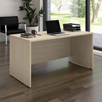 Bush Business Furniture Arrive 60"W Office Desk, Natural Elm (ARD260NE-Z)