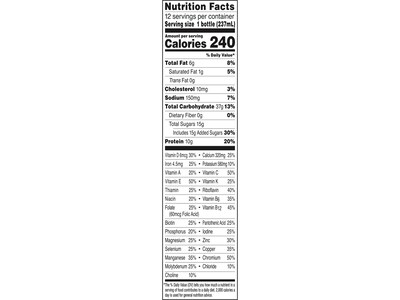 Boost Original Rich Chocolate Nutritional Drink, 8 oz., 12 Bottles/Pack, 2 Packs/Carton (12485709)