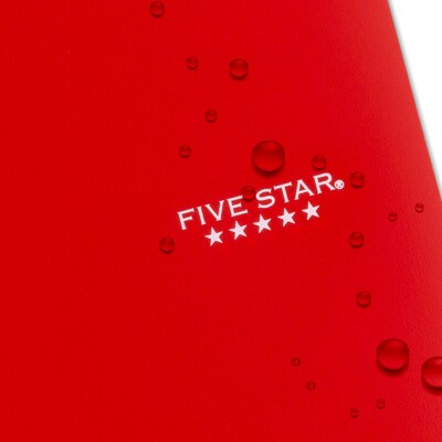 Five Star 5-Subject Notebook, 8.5" x 11", College Ruled, 200 Sheets, Red (72077)