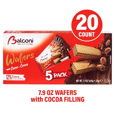 Balconi Cocoa Wafers, 100/Pack (600-04191)