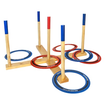 YardGames Giant Ring Toss Lawn Game, Assorted Colors (RINGTOSS-001)