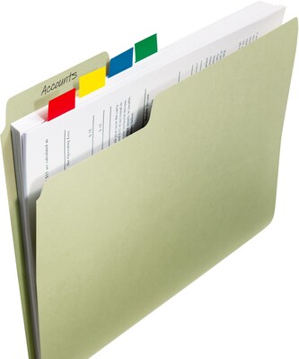 Post-it Flags, .94" Wide, Yellow, 100 Flags/Pack (680-YW2)