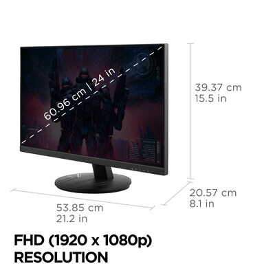 ViewSonic 24" 120Hz LED Gaming Monitor, Black (VX2416A)