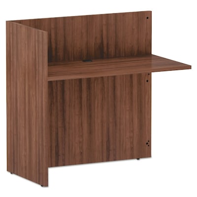 Alera Valencia Series 47.25 Reversible Return/Bridge Shell, Modern Walnut (ALEVA354824WA)