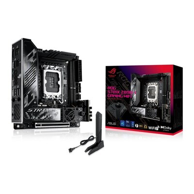 ASUS ROG Strix ("Socket LGA1851") Mini-ITX Intel Core Ultra Motherboard & Accessory Kit (ROG-STRIXZ890-IGAMINGWIFI)