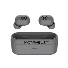 Morpheus 360 Spire Wireless Earbuds, Bluetooth, Slate Gray (TW1500G)