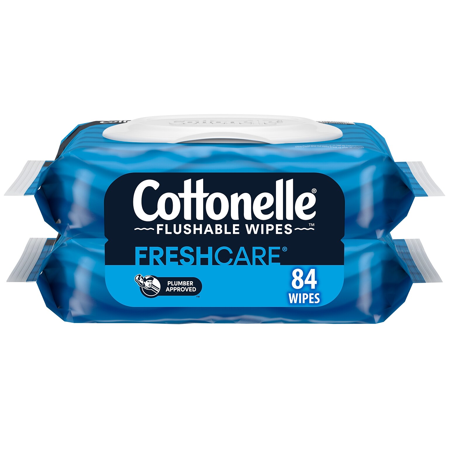 Cottonelle Flushable Wet Wipes, 42 Wipes/Pack, 2 Pack (35970)