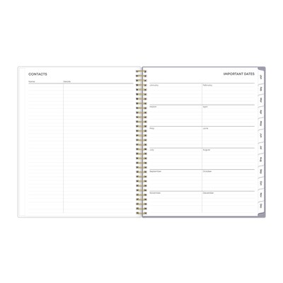 2027 Blue Sky Tula 8.5" x 11" Calendar Year Weekly & Monthly Planner, Plastic Cover (143971-27)