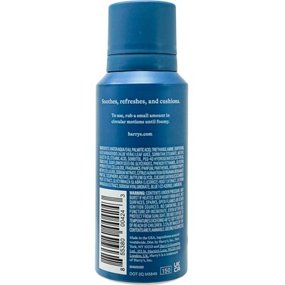 Harry's Shave Gel, 2 oz Travel Size Bottle, 6 Bottles/Bag, 12 Bags/Carton