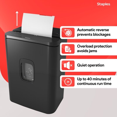 Staples 24-Sheet Cross-Cut Multi-Media Shredder (ST62156)