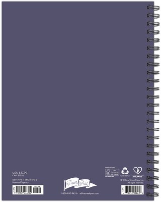 2027 Willow Creek Botanical Tapestry 6.5 x 8.5 Calendar Year Weekly & Monthly Standard Planner, Assorted Colors (66102)