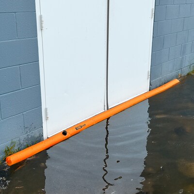 Quick Dam Log Dam Portable Water-Filled Flood Barrier,  6 in. x 25 ft. (QDLD625)