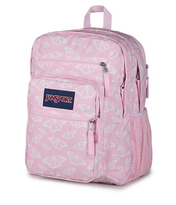 JanSport Big Student Laptop Compatible Backpack, Large, Flutter By Pink (JS0A47JKA4V)