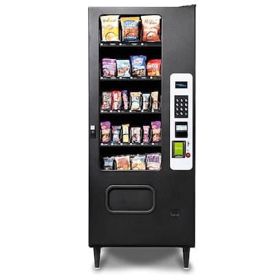 Selectivend 23-Selection Snack Vending Machine with Card Reader, Black (14115)