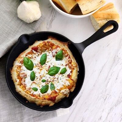 MegaChef Cast Iron 10" Frying Pan, Black (935117378M)