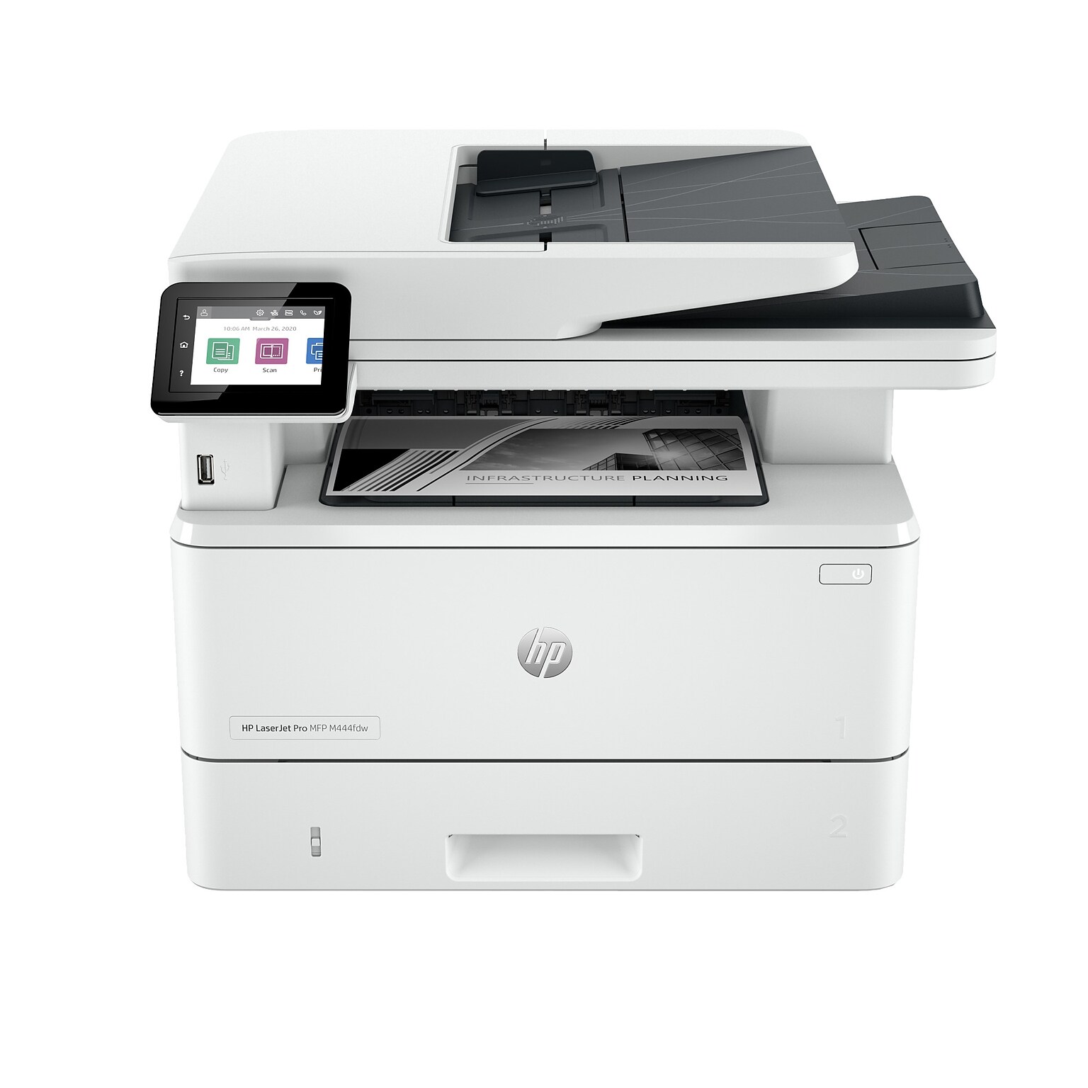 HP LaserJet Pro MFP 4101fdw Wireless Black & White All-in-One Printer (2Z619F) with 3-Year Care Pack and Installation Service