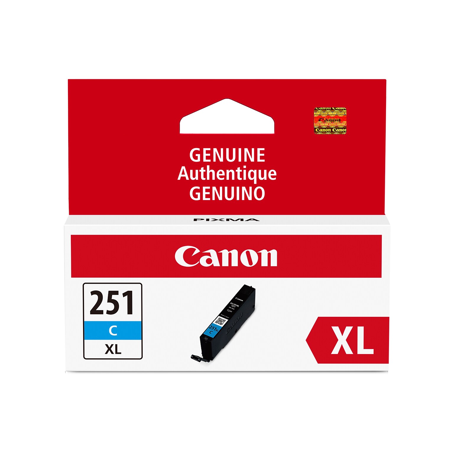 Canon 251XL Cyan High Yield Ink Cartridge (6449B001)