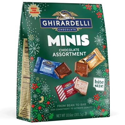 Ghirardelli Minis Chocolate Assortment Bag, 10.6 oz., 40/Pieces (10005167)
